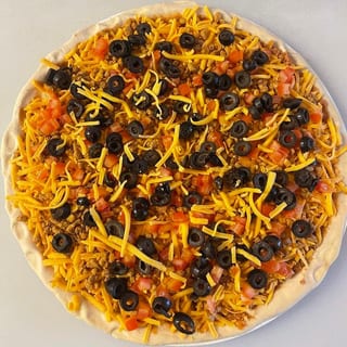 Miner's Taco Pizza